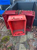 Gratis ophalen 3 rode kratten, Ophalen, Zo goed als nieuw, Krat, Minder dan 35 cm