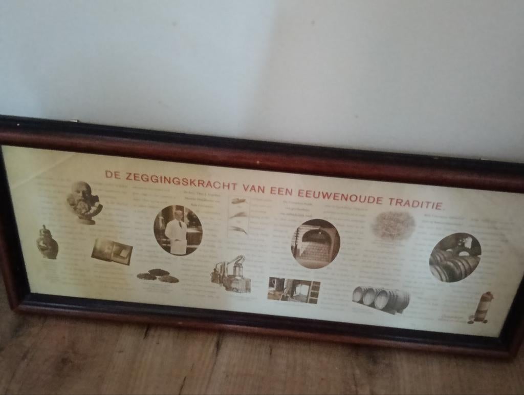 Oude reclame poster "De Zeggingskracht", Ophalen of Verzenden