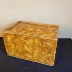 Oud Hollands Kistje met schuifdeksel Tekendoos Verzamelkist, Ophalen of Verzenden