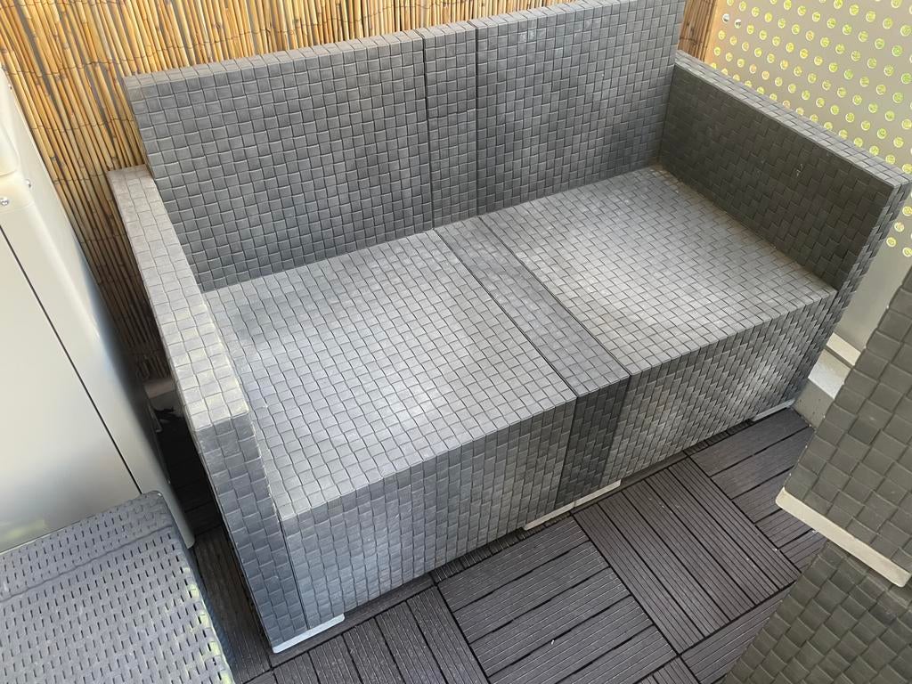 Tuin set balkon - moet snel weg!, Tuin en Terras, Tuinsets en Loungesets, Ophalen, 4 zitplaatsen, Gebruikt, Tuinset