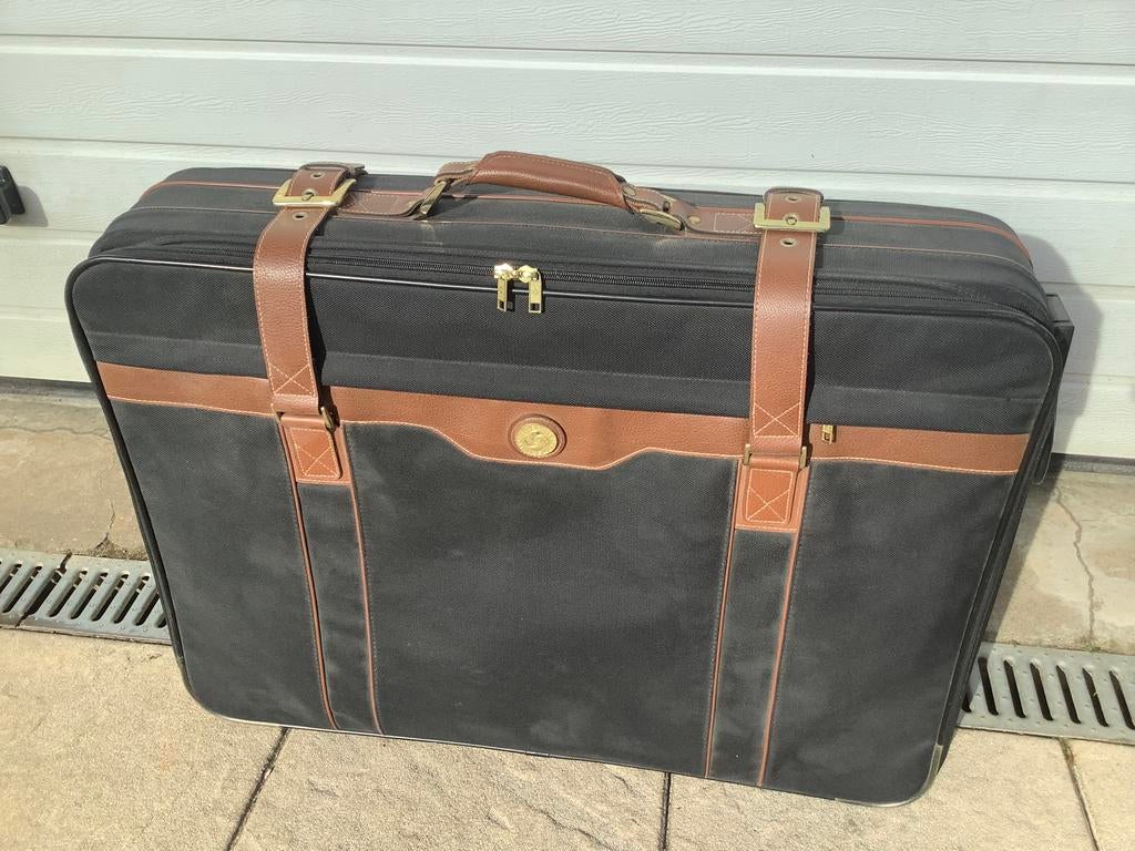 Vintage Samsonite koffer, Gebruikt, 70 cm of meer, Zacht kunststof, Wieltjes