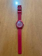 Originele Lacoste Horloge rood/donkerblauw, Sieraden, Tassen en Uiterlijk, Horloges | Heren, Overige merken, Staal, Polshorloge