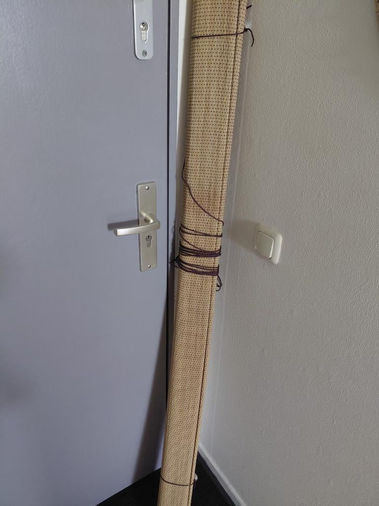 Bamboe rolgordijn, Ophalen, Zo goed als nieuw, 50 tot 100 cm, 150 tot 200 cm