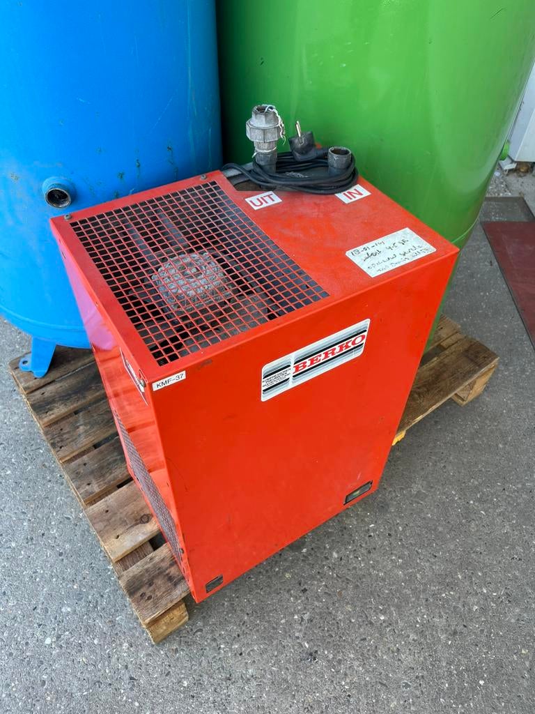 persluchtdroger berko, Ophalen, Gebruikt