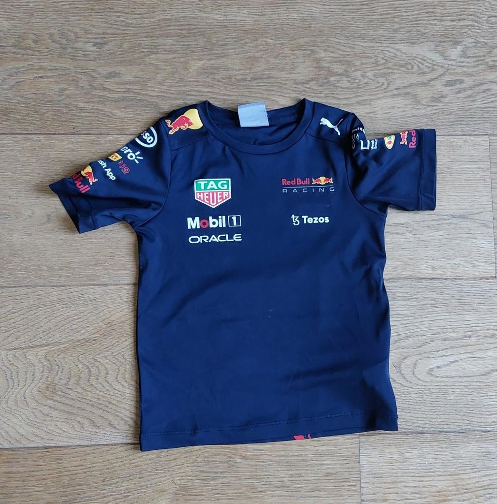 Red Bull Max Verstappen shirt maat 104, Jongen of Meisje, Puma, Ophalen of Verzenden, Zo goed als nieuw