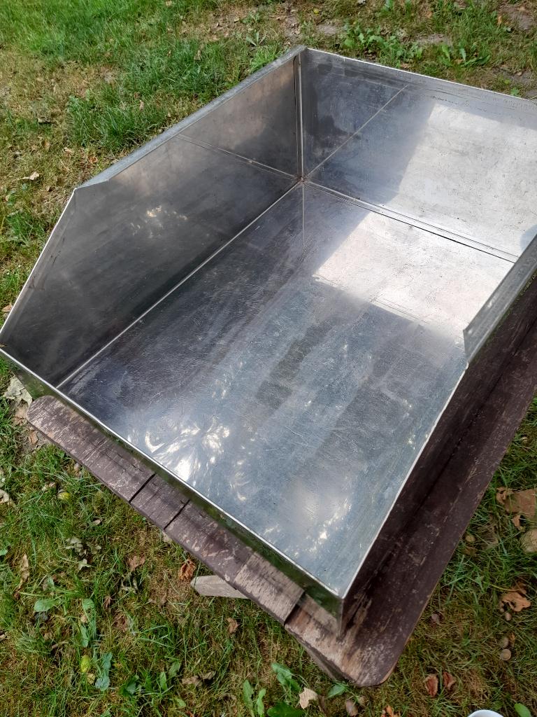 Afvalbak handverkoop receptuur apotheek, Verzenden, 50 tot 100 cm, Minder dan 100 cm, Metaal