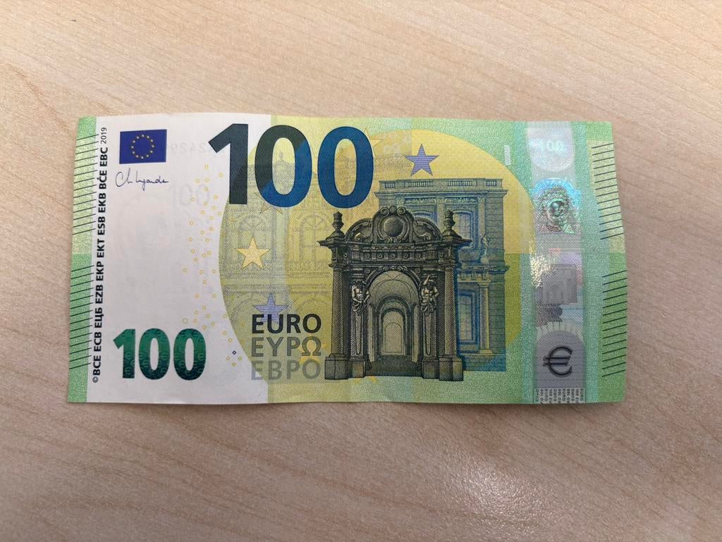 Nieuw type €100 euro biljet WA2429977015, Ophalen of Verzenden, 100 euro, Los biljet