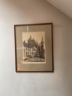 Te koop ets Cor van der Woerd, “ Boerenmouw”, Ophalen of Verzenden