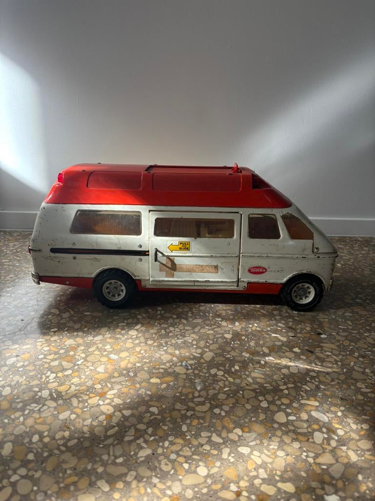Mooie grote oude Tonka ambulancewagen, Verzamelen, Speelgoed, Ophalen of Verzenden, Gebruikt