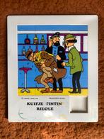 Vintage Kuifje Schuifpuzzel - Kapitein Haddock & Jansen, Ophalen of Verzenden, Kuifje, Gebruikt