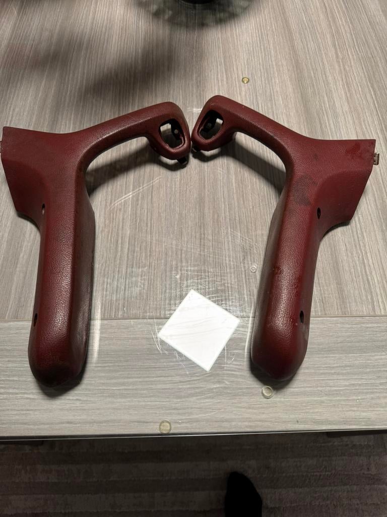 BMW e30 hendel rood deurpaneel handgreep, Ophalen of Verzenden