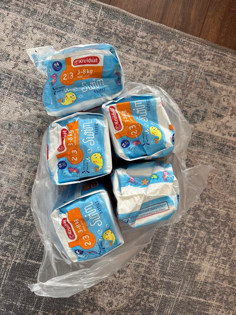 Kruidvat zwemluiers maat 2/3 (3-8 kg), Ophalen, Nieuw, Jongetje of Meisje