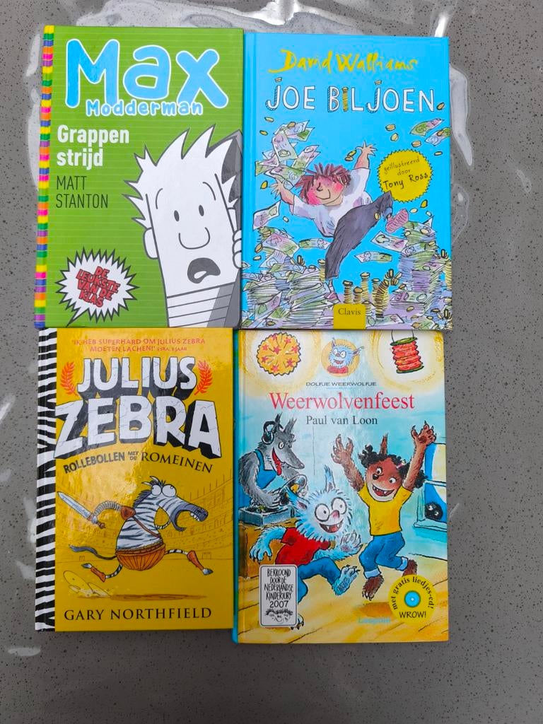 Max Modderman, Joe Biljoen, Julius Zebra, Weerwolvenfeest, Ophalen of Verzenden