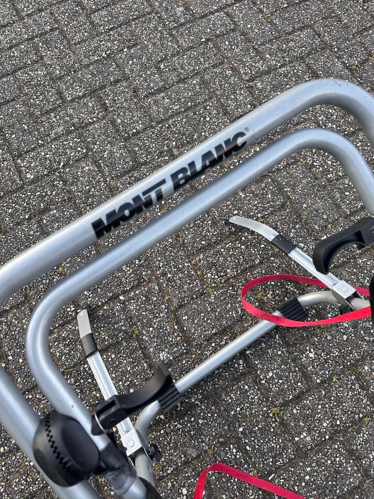Mont Blanc Fietsendrager Achterklep - Geen Trekhaak Nodig, Ophalen of Verzenden, 2 fietsen, Gebruikt, Achterklepdrager