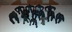 Kleine verzameling gorilla figuurtjes, Ophalen of Verzenden, Gebruikt
