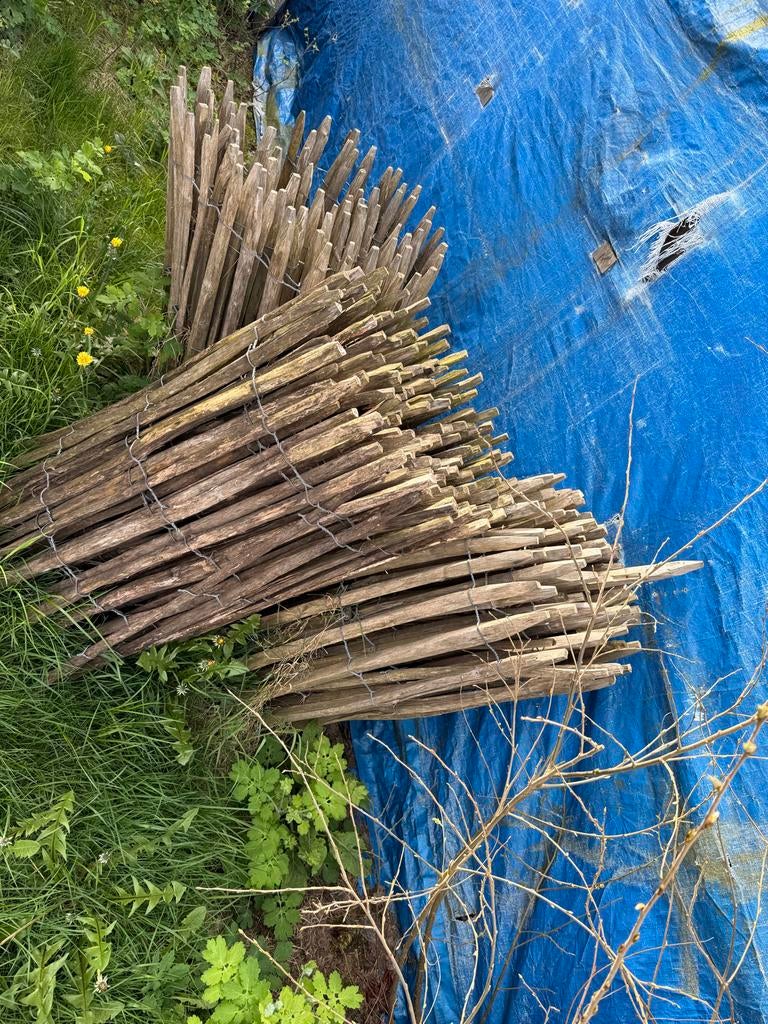 Schapenhek met kastanje palen, Tuin en Terras, Gebruikt, -, -, Ophalen of Verzenden