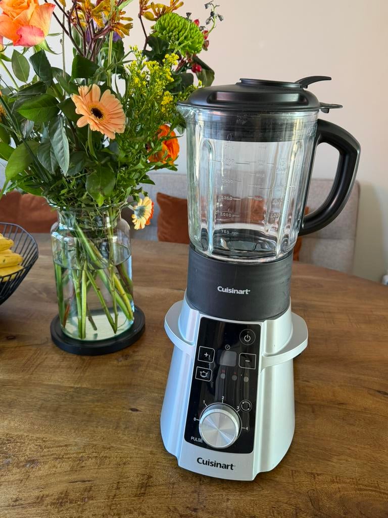 Cuisinart blender met verwarmingselement, Ophalen of Verzenden, Zo goed als nieuw, 3 snelheden of meer