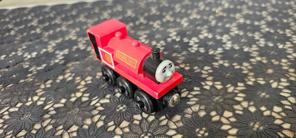 Thomas de trein Hout Skarloey, Kinderen en Baby's, Speelgoed | Thomas de Trein, Ophalen of Verzenden, Zo goed als nieuw