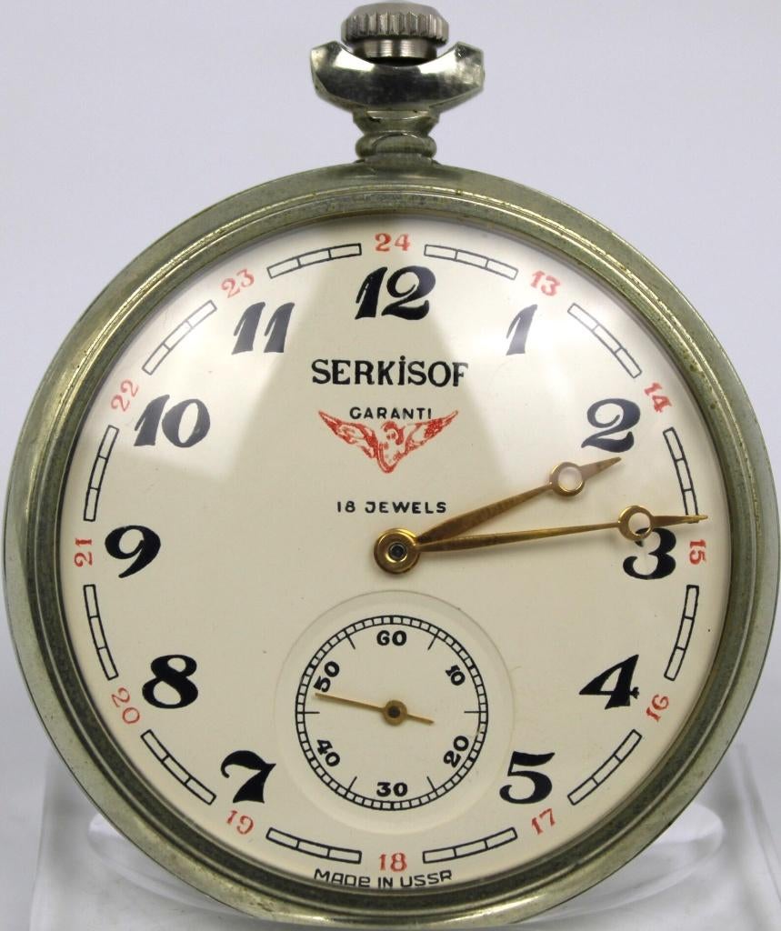 Zak horloge en aansteker met klokje., Ophalen