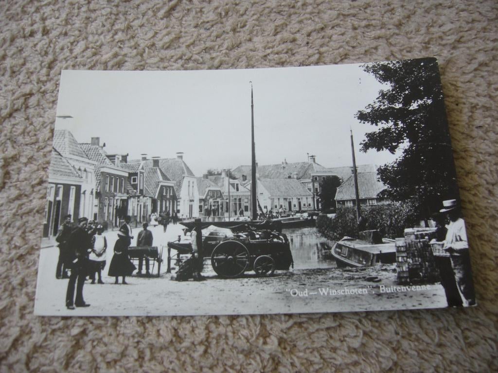 OUD - WINSCHOTEN =  BUITENVENNE, Ophalen of Verzenden, 1940 tot 1960, Ongelopen, Groningen