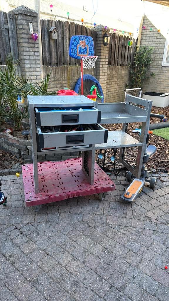 Gereedschap kast bedrijfswagen inrichting aluca, Ophalen of Verzenden, Zo goed als nieuw