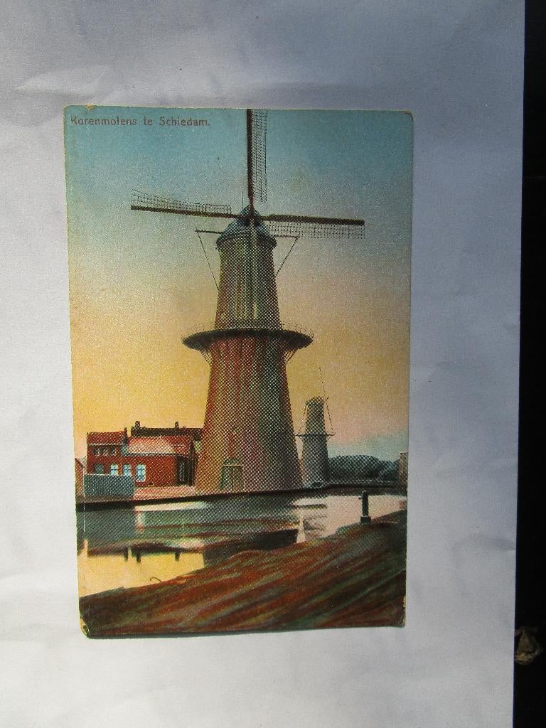 Ansichtkaart Schiedam - Korenmolens uitgave Knackstadt, Verzenden, Voor 1920, Ongelopen, Zuid-Holland