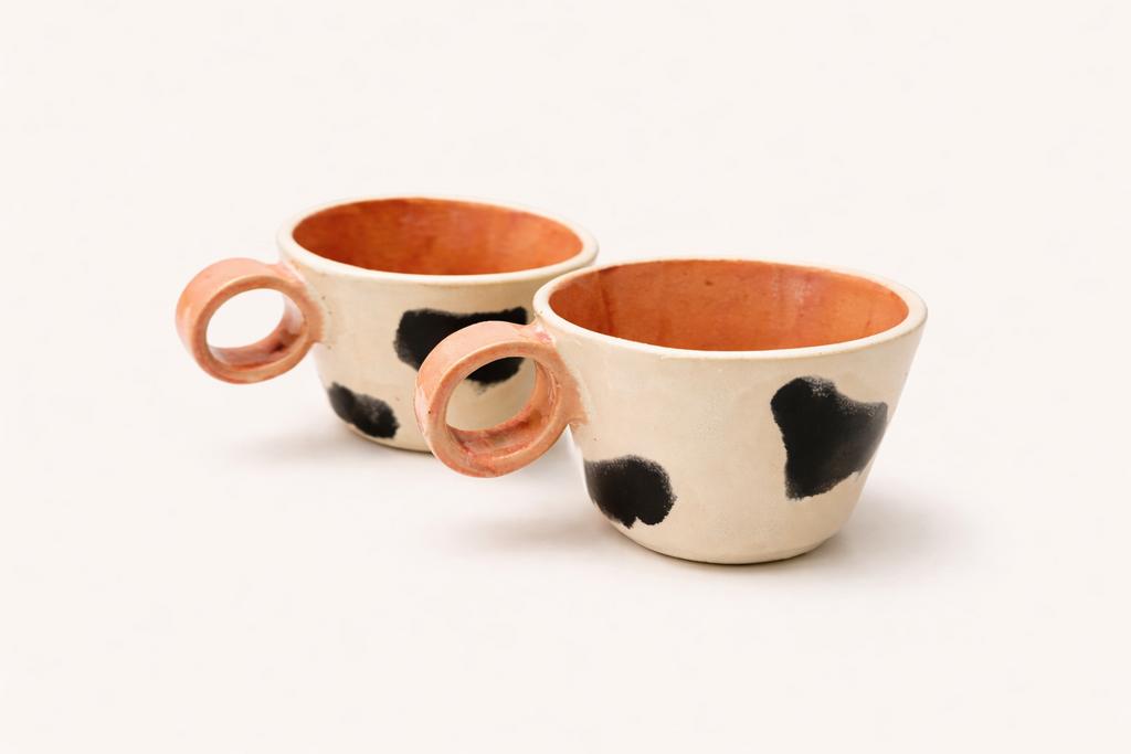 Handgemaakte Keramiek Mokken Set van 2, Ophalen of Verzenden, Nieuw