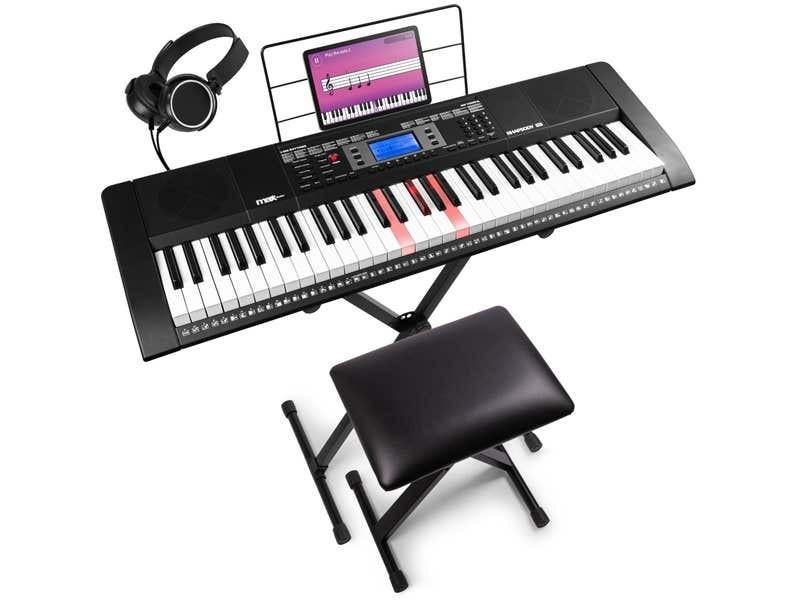 MAX Rhapsody keyboard inclusief bankje 61 toetsen, Muziek en Instrumenten, Keyboards, Zo goed als nieuw, 61 toetsen, Overige merken