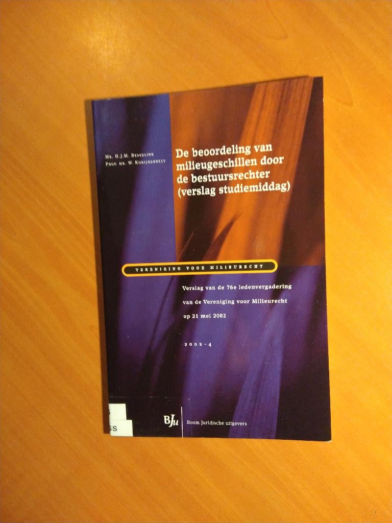 De beoordeling van milieugeschillen door de bestuursrechter, Ophalen of Verzenden, Gelezen, Sociale wetenschap