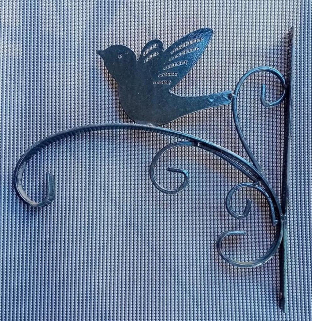 Metalen plantenhanger vogel/uil - 2 voor 2,50, Tuin en Terras, Ophalen of Verzenden, Gebruikt