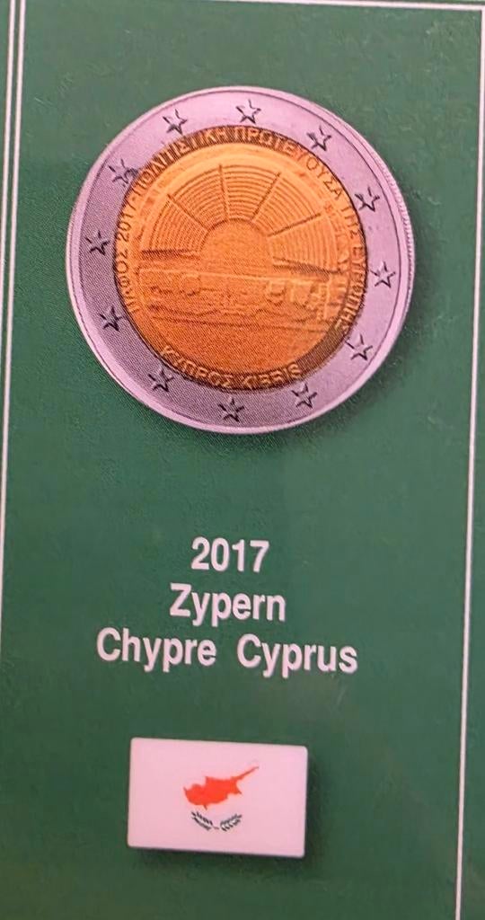 2 euro Cyprus 2017, Ophalen of Verzenden, Cyprus, 2 euro