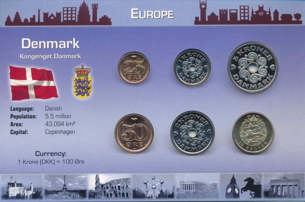 Denemarken Muntset Krone/Øre (2)