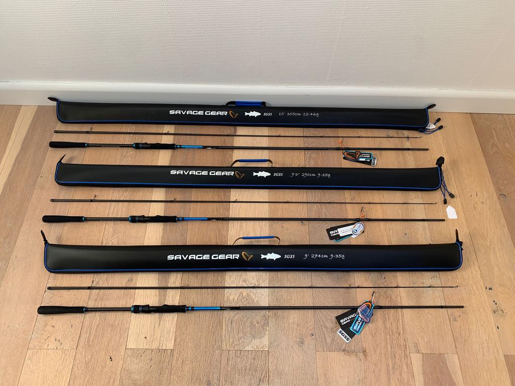 Nieuwe Savage Gear SGS5 Precision spinhengels, 2.70m & 9-35g, Savage gear, Nieuw, Ophalen of Verzenden, Savage gear