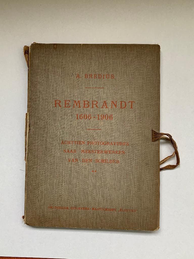 Rembrandt 1606-1906 achttien photogravures door A. Bredius, Antiek en Kunst, Kunst | Schilderijen | Klassiek, Ophalen of Verzenden