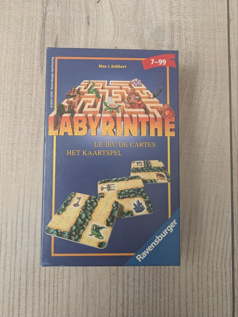 Labyrinth het kaartspel, Een of twee spelers, Ophalen of Verzenden, Zo goed als nieuw, Ravensburger