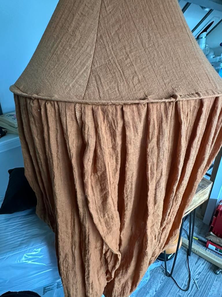 Roestbruine klamboe met standaard, Ophalen, Zo goed als nieuw, Klamboe