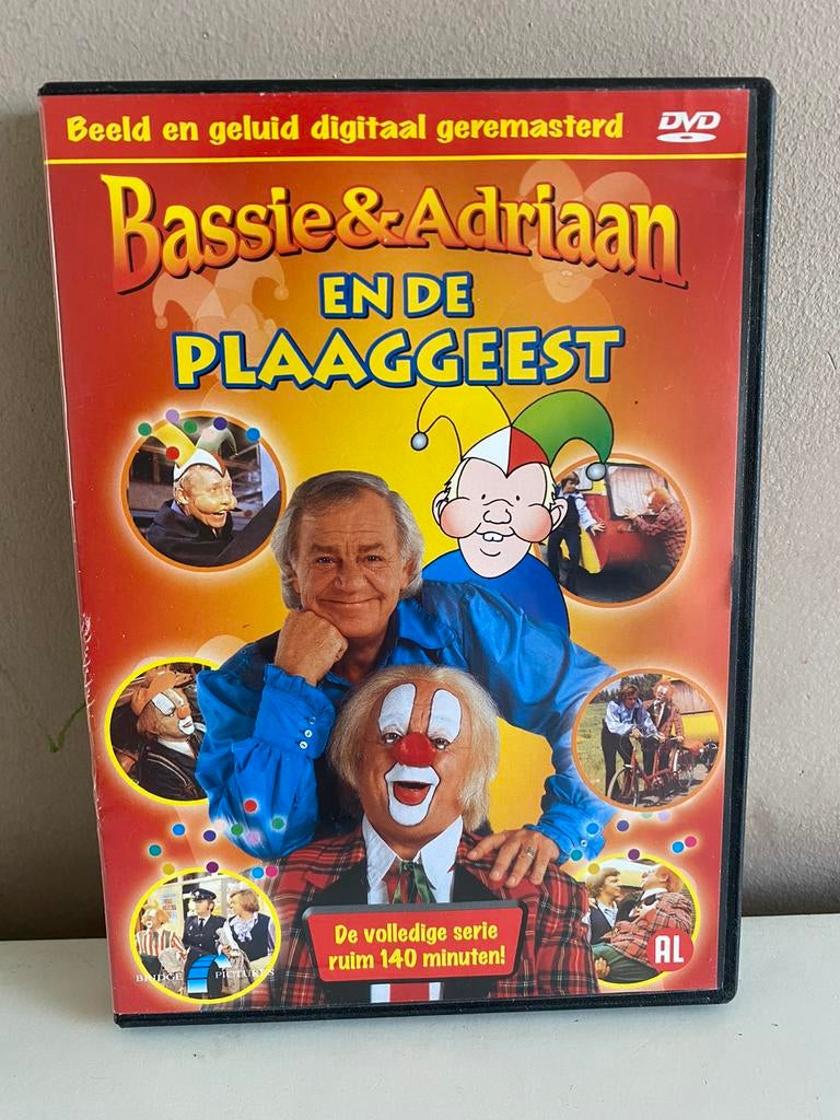Bassie en Adriaan en de Plaaggeest, Cd's en Dvd's, Dvd's | Kinderen en Jeugd, Alle leeftijden, Ophalen of Verzenden, Zo goed als nieuw