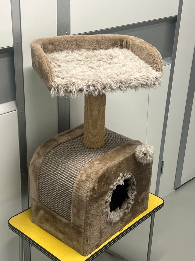 Flamingo Krabpaal Oscar Taupe., Ophalen of Verzenden, Zo goed als nieuw, Krabpaal