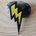 Strijk embleem Iron on Patch applicatie Bliksem, D, Nieuw, Ophalen of Verzenden, D