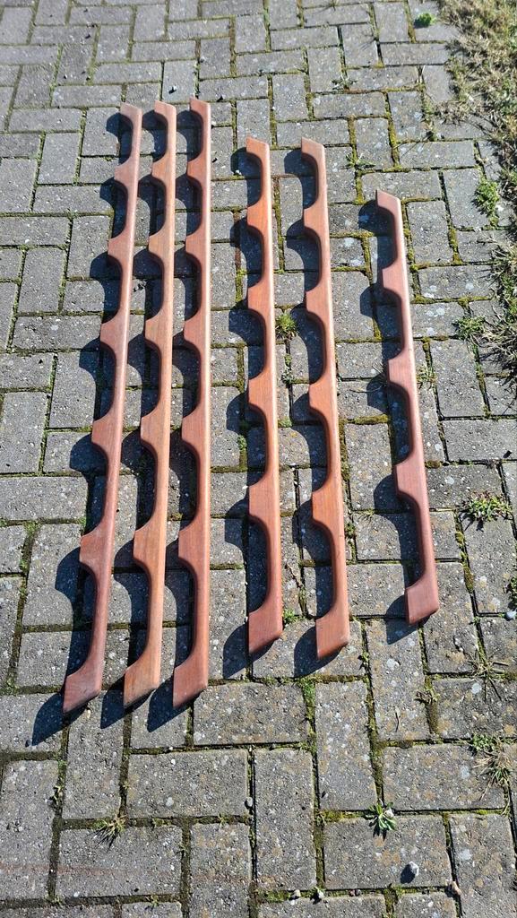 Bootrailing hardhout - set met diverse lengtes, puntgaaf, Watersport en Boten, Bootonderdelen, Ophalen