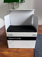 Sigma 50mm f/1.4 DG HSM Art (Canon EF), Audio, Tv en Foto, Fotografie | Lenzen en Objectieven, Ophalen of Verzenden, Zo goed als nieuw