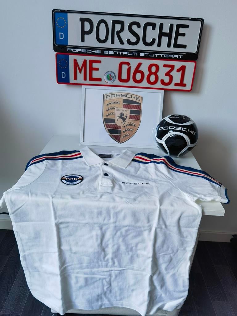 Origineel martini racing porsche t-shirt  Maat : M, Wit, Ophalen of Verzenden, Zo goed als nieuw, Martini racing x porsche