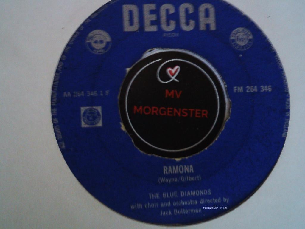 the blue diamonds - ramona 16a, 7 inch, Single, Ophalen of Verzenden, Zo goed als nieuw
