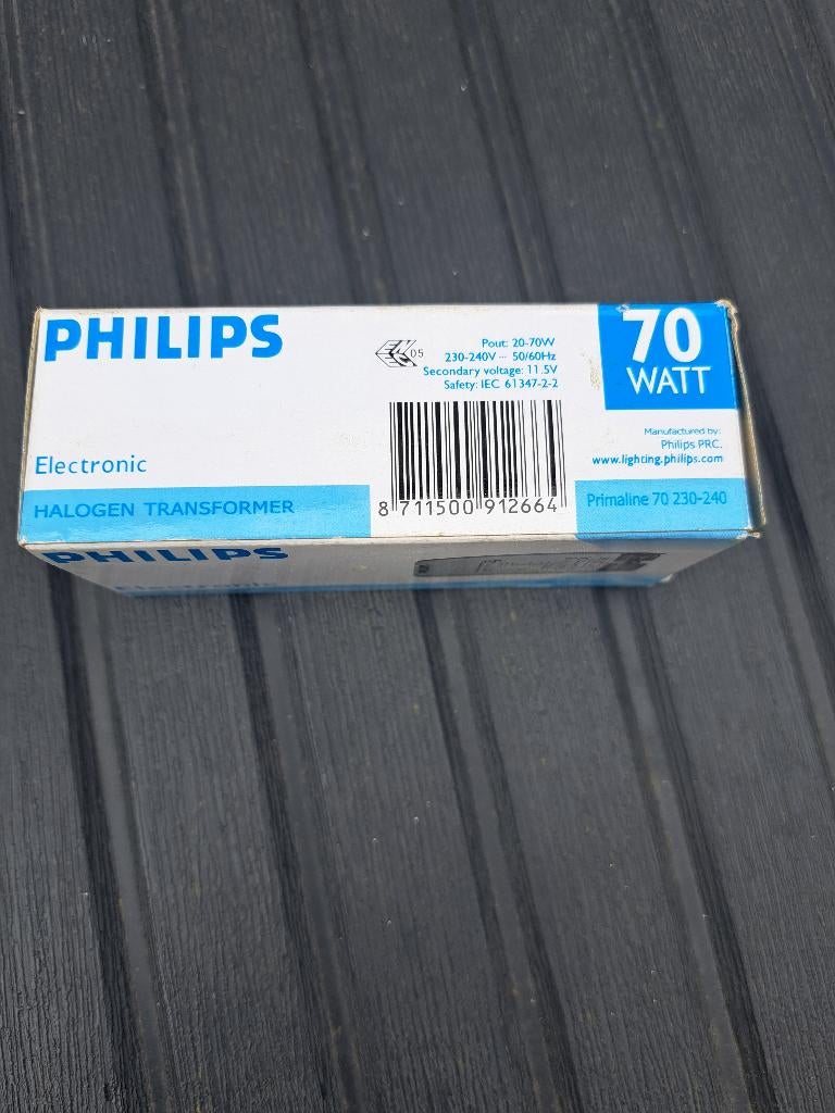 Philips electronische transformator Primaline 70 watt, Ophalen of Verzenden, Nieuw, Kunststof, Halogeen