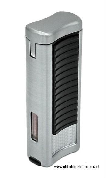 RONSON PASSAT AANSTEKER 2 X JETFLAME BOOR SILVER BLACK   ro6, Verzamelen, Rookartikelen, Aanstekers en Luciferdoosjes, Nieuw, Aansteker