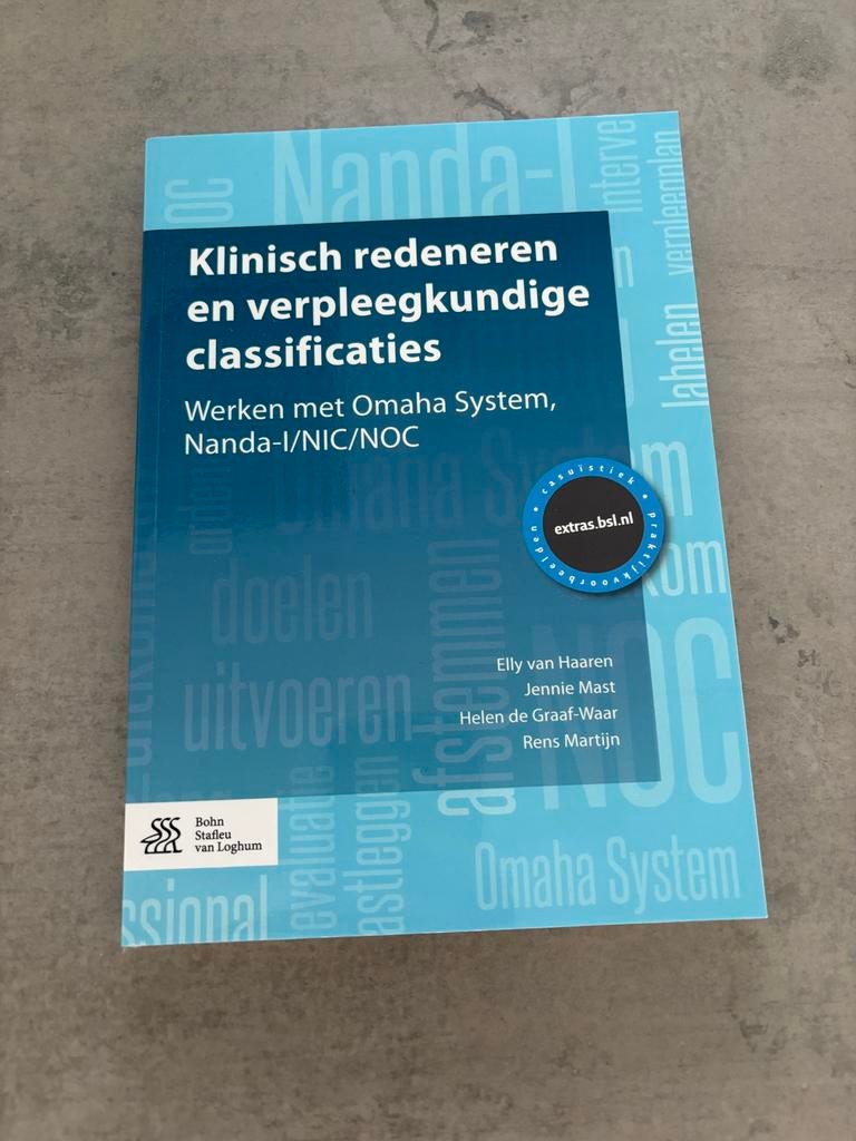 Klinisch redeneren en verpleegkundige classificaties, Boeken, Ophalen of Verzenden, Gamma, Nieuw, HBO