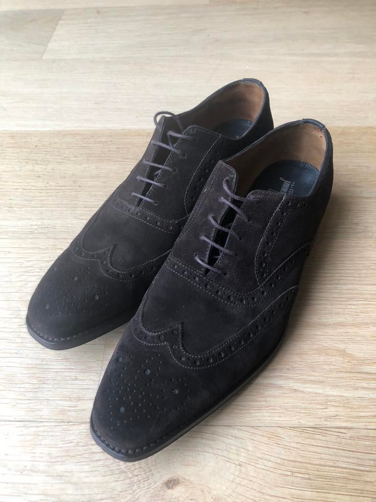 Van Bommel Oxford brogues maat 10.5 H, Kleding | Heren, Schoenen, Bruin, Ophalen of Verzenden, Zo goed als nieuw, Veterschoenen