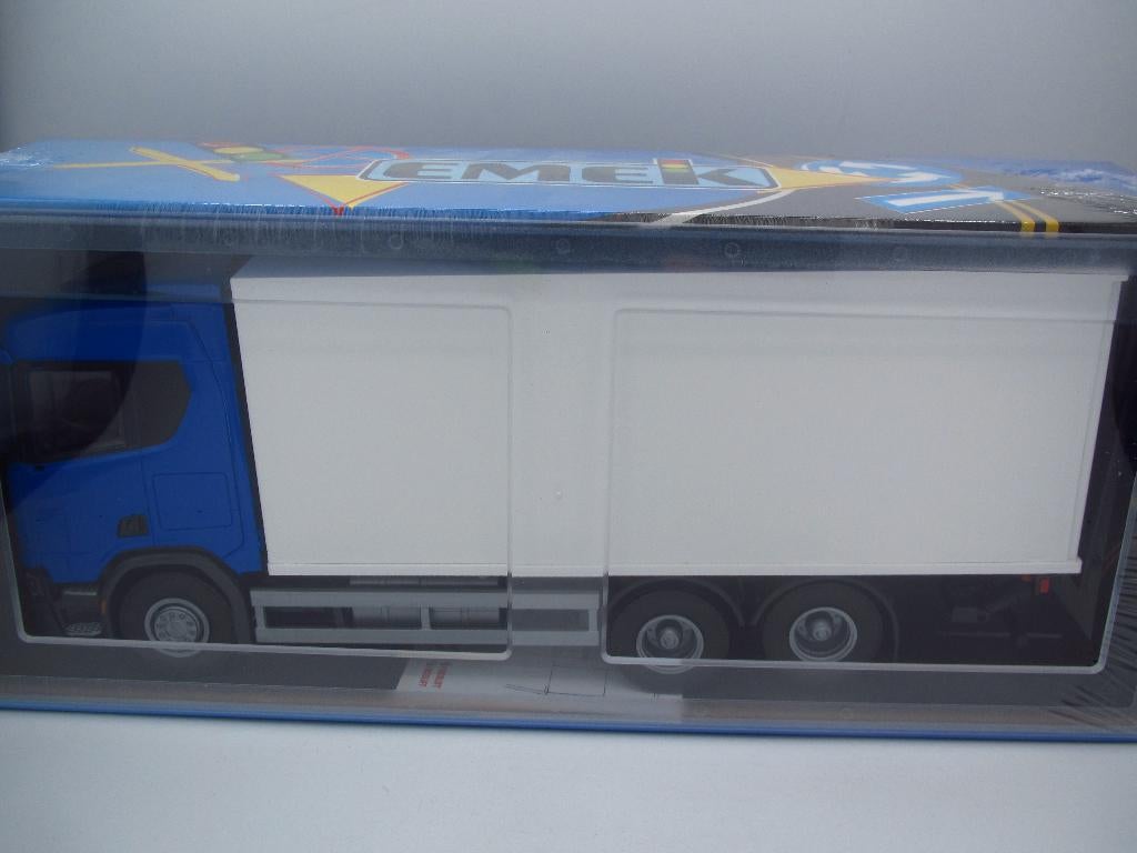 Emek - 89604 Scania R500 Bakwagen met laadklep 1:25 in doos, Overige merken, Groter dan 1:32, Nieuw, Ophalen of Verzenden
