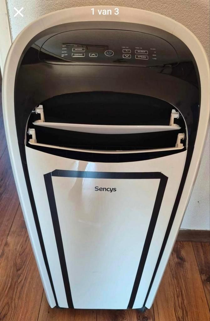 Mobiele airco unit, Witgoed en Apparatuur, Airco's, Zo goed als nieuw, Mobiele airco, Minder dan 60 m³, 3 snelheden of meer, Ventileren