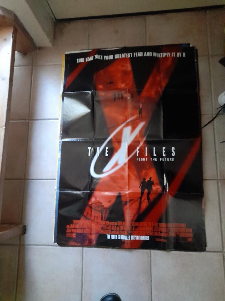 The X Files Filmposter, Ophalen of Verzenden, Zo goed als nieuw, A1 t/m A3, Film en Tv